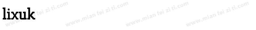 lixukexingshu Medium字体转换